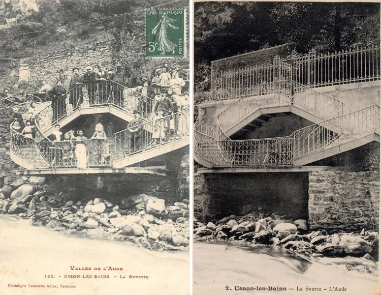CPA_Thierry_Meynier_Usson les Bains la buvette